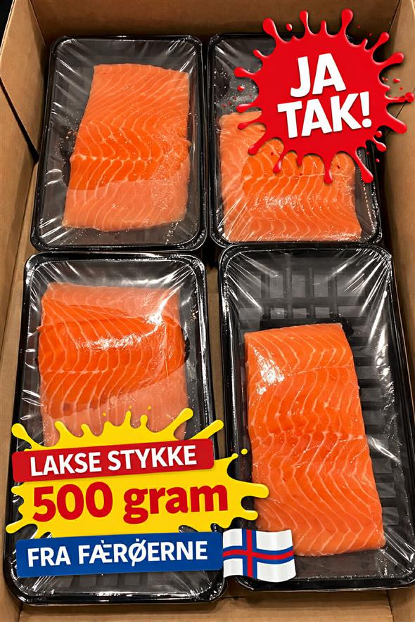 Laksestykke 500 g